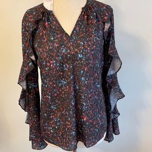 Parker Blouse Pullover Mini Ditsy NWT Sz XS